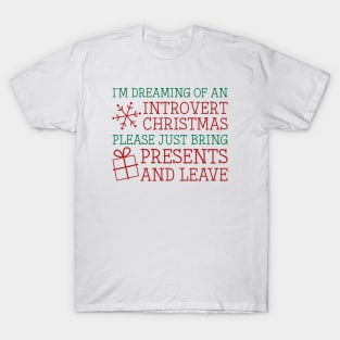 Introvert Christmas T-Shirt